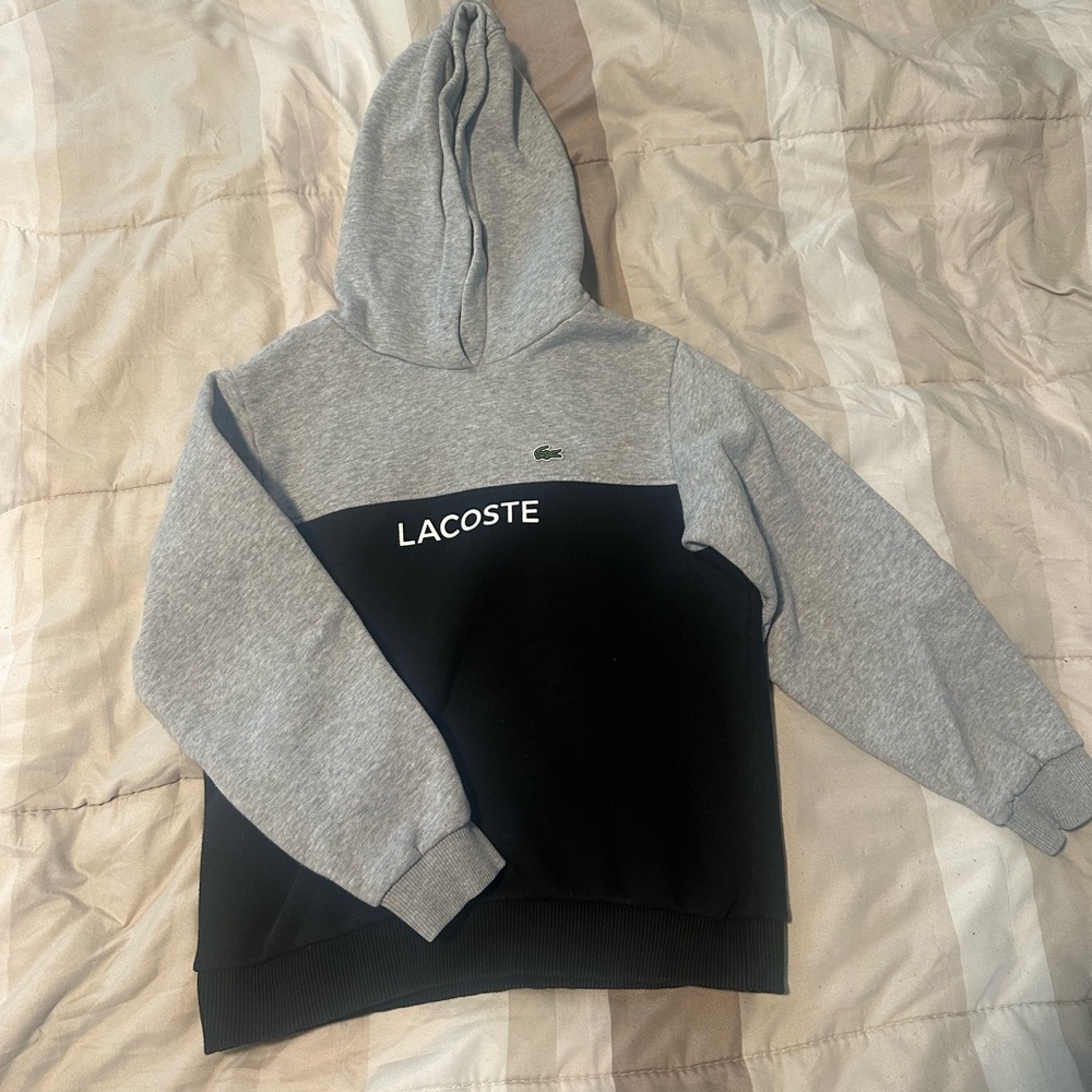 Lacoste Light Gray Hoodie